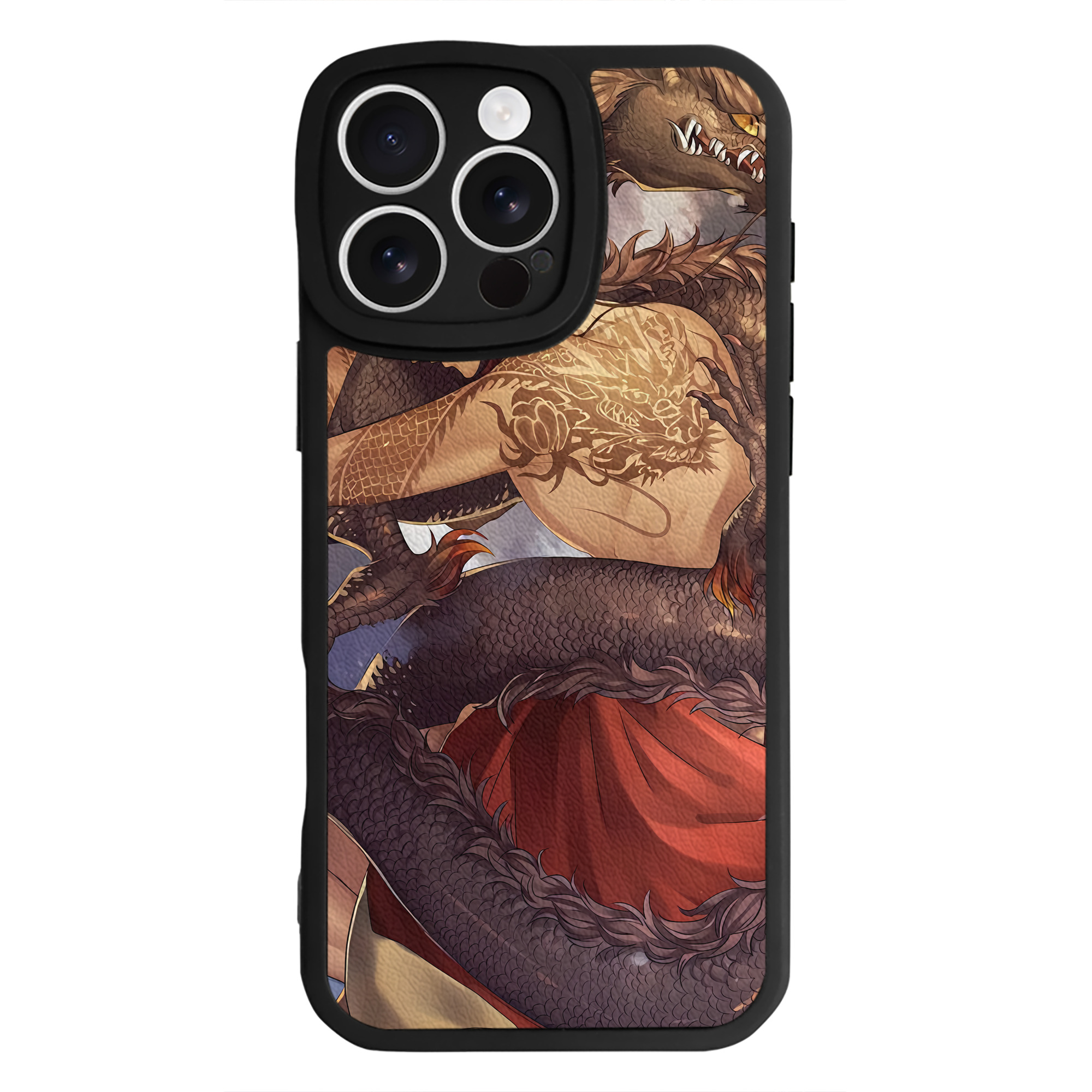 （画像用） 刀剣乱舞 Touken Ranbu 【iPhone 16シリーズ対応】シリコンスマホケース（レザー調） 材質：シリコン